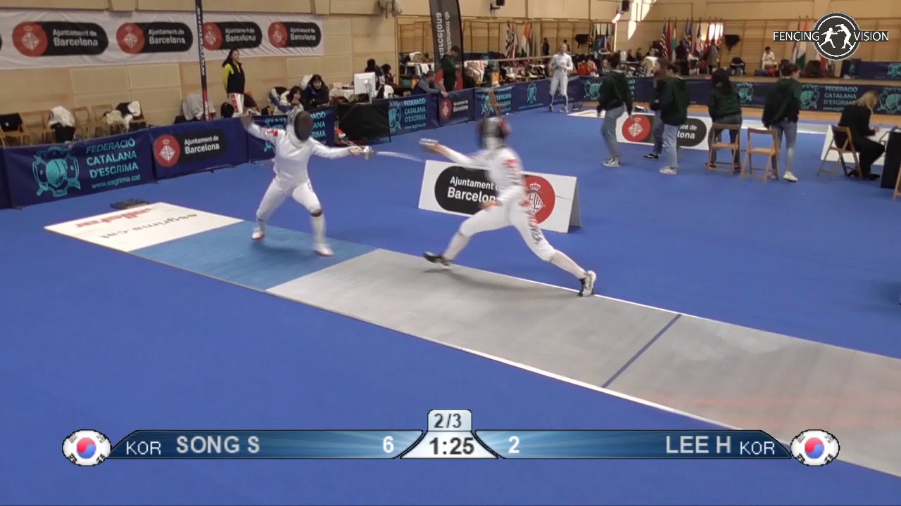 85 T64 04 F E Individual Barcelona ESP WC BLUE  SONG Sera  KOR  vs  LEE Hyein  KOR
