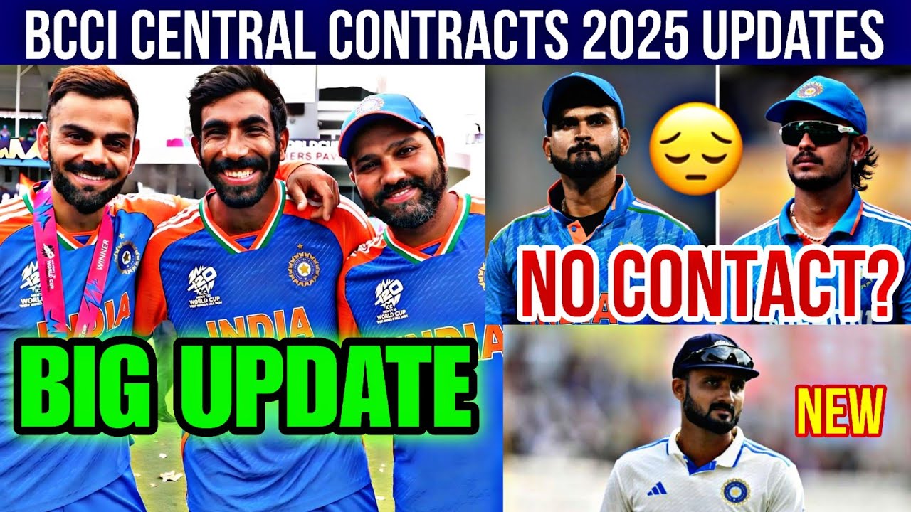 BCCI central contracts 2025 | Shreyas Iyer, Ishan Kishan BCCI contract 2025 | BCCI central contracts