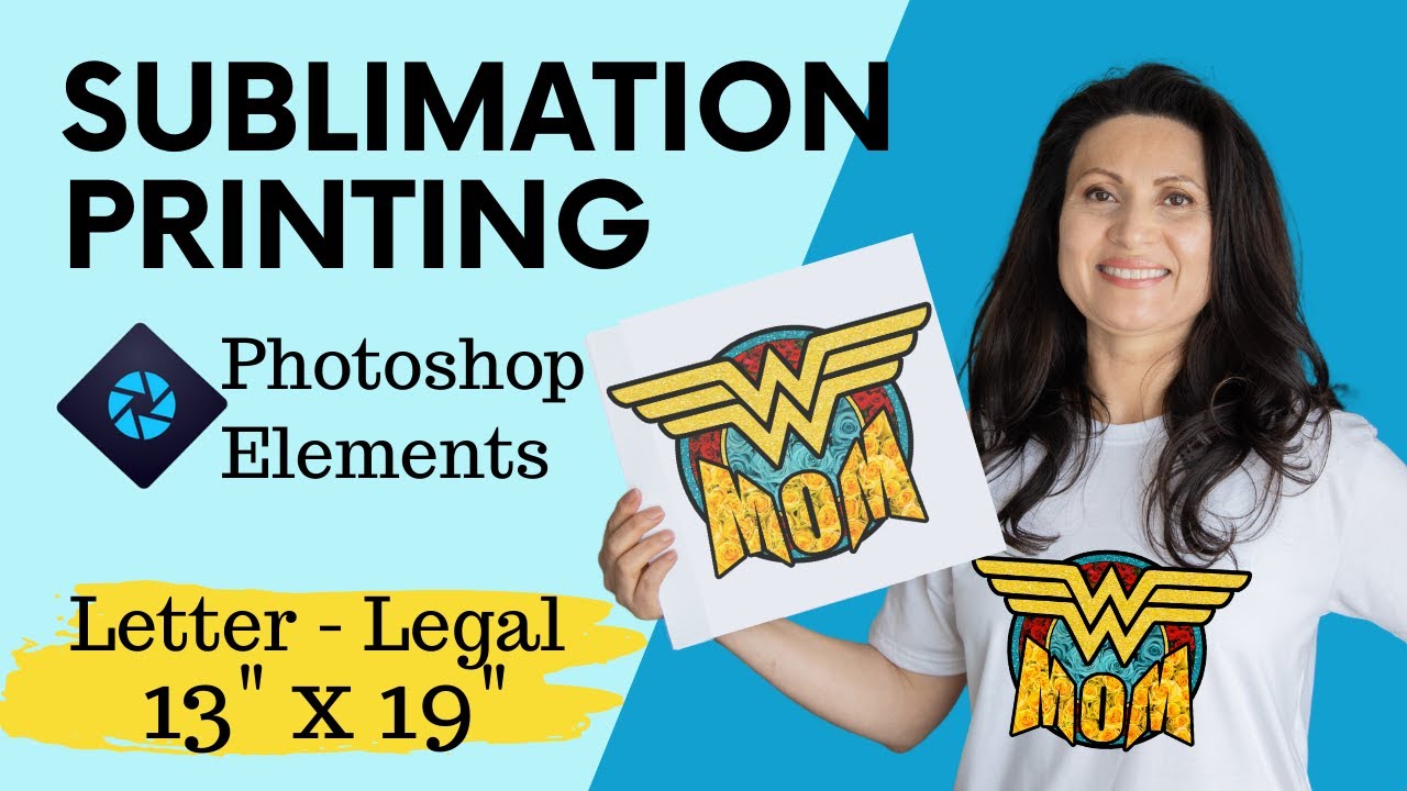 Photoshop Elements для сублимационной печати | Как печатать изображения для сублимационной печати 💥