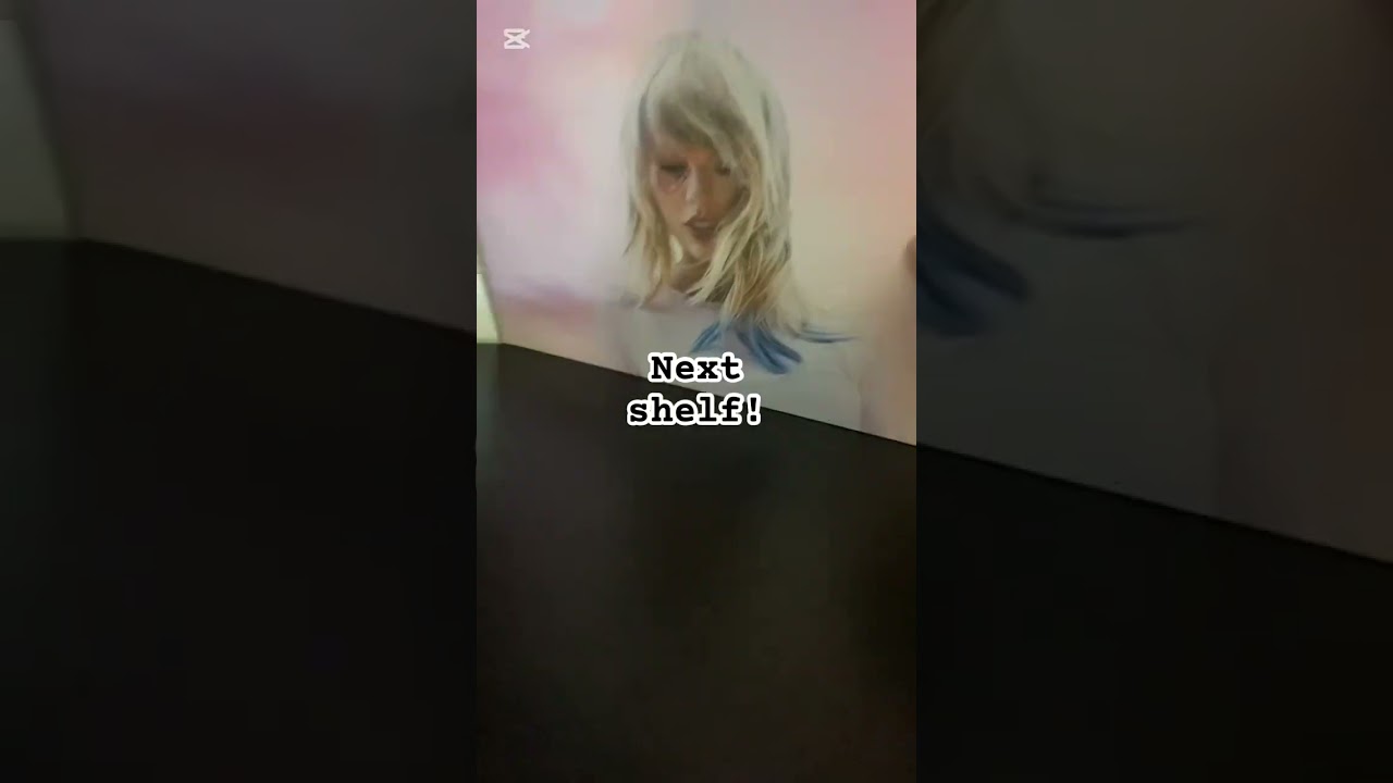 Organise my bookshelf with my Taylor Swift merch! (Amsr edition) #merchshelf #taylorswift #asmr