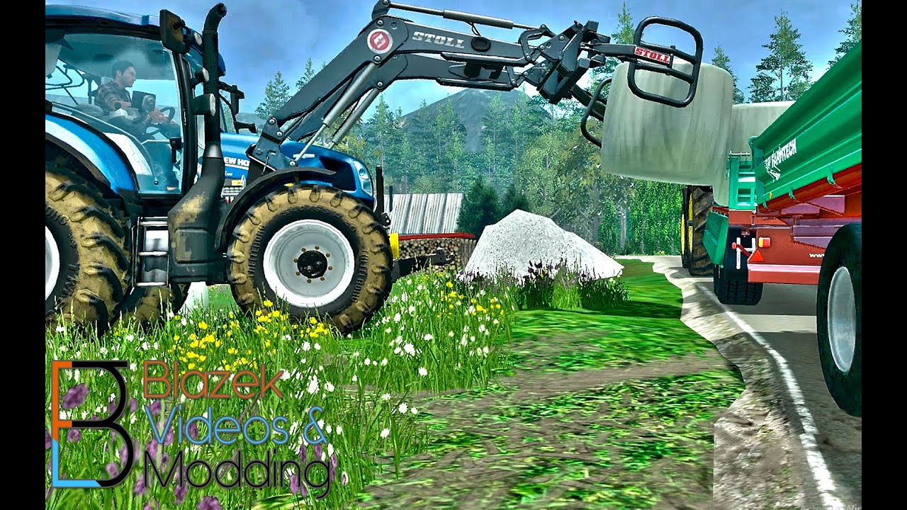 Driving bales in UTH v5 map [ South-east Slovenia - dolenjska ]