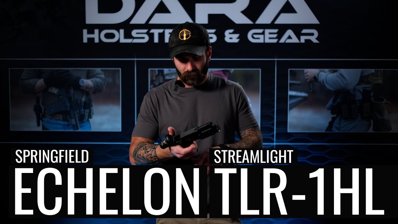 Light bearing Action Sport Holster for the Springfield Echelon + TLR-1 | Dara Holsters