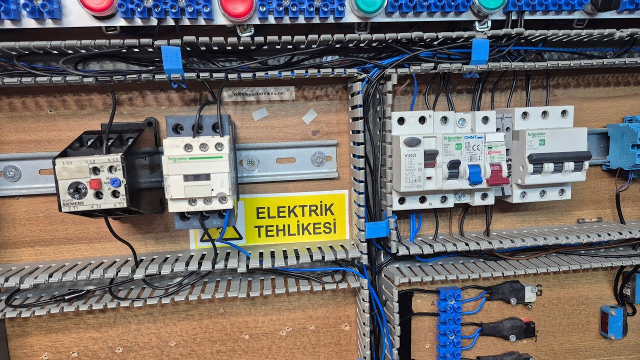 Başlat butonuna basınca sistem çalışacak, sınır anahtarına (switch) temas edince duracak. 