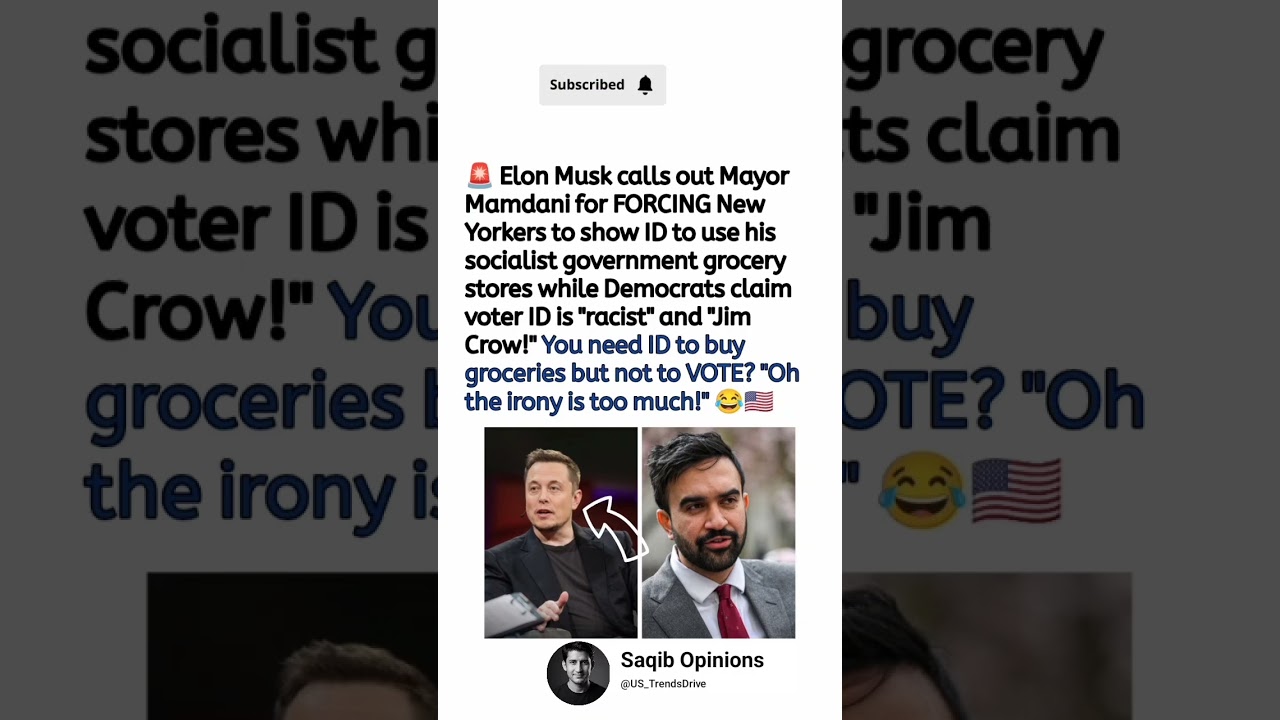 Elon Musk's ID Remarks Spark Voter ID Debate 🇺🇸
