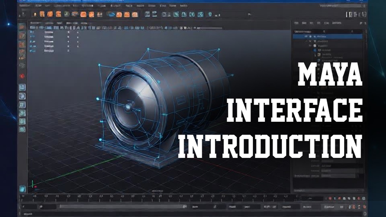Maya Interface Introduction | Diploma Students | Graphic Design 7th Semester