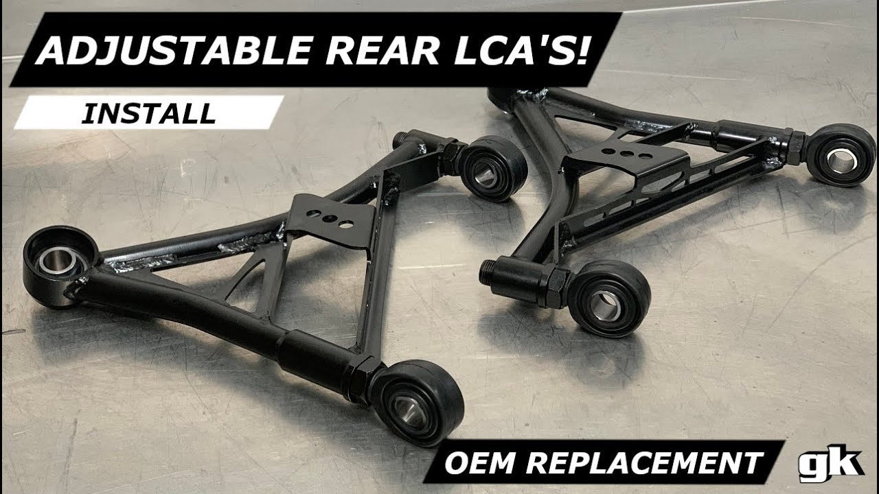 Gktech Rear Lower Control Arm - Install