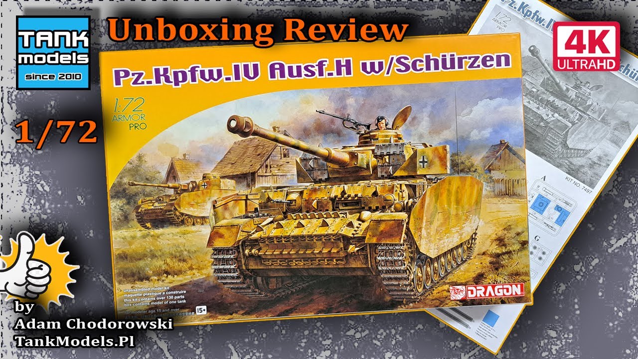 Unboxing 321 - 1:72 PANZER IV AUSF. H - Dragon Models