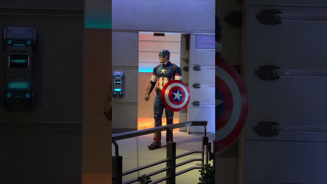 Avengers Campus Captain America arrives @Avengers Headquarters- Disney California Adventure 11/24/24