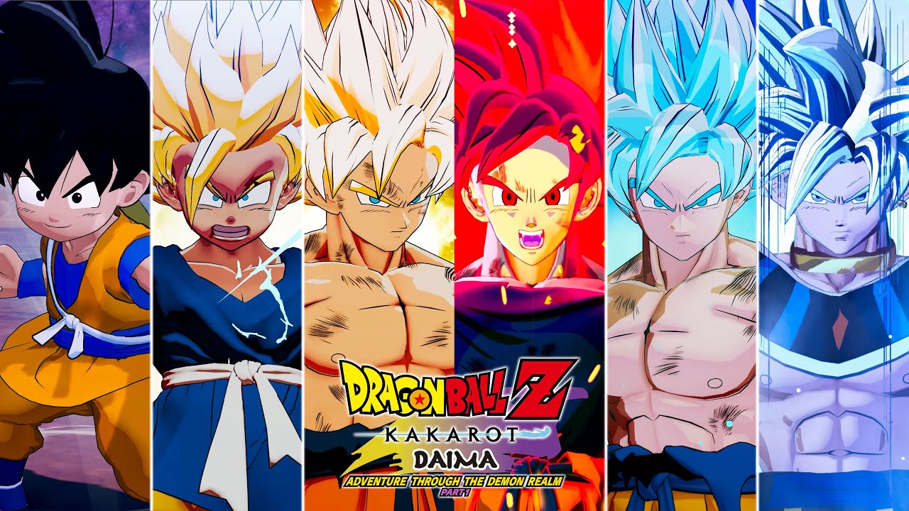 Dragon Ball Z: Kakarot Daima - Goku New All Transformations & Ultimate Attacks (4K 60FPS)