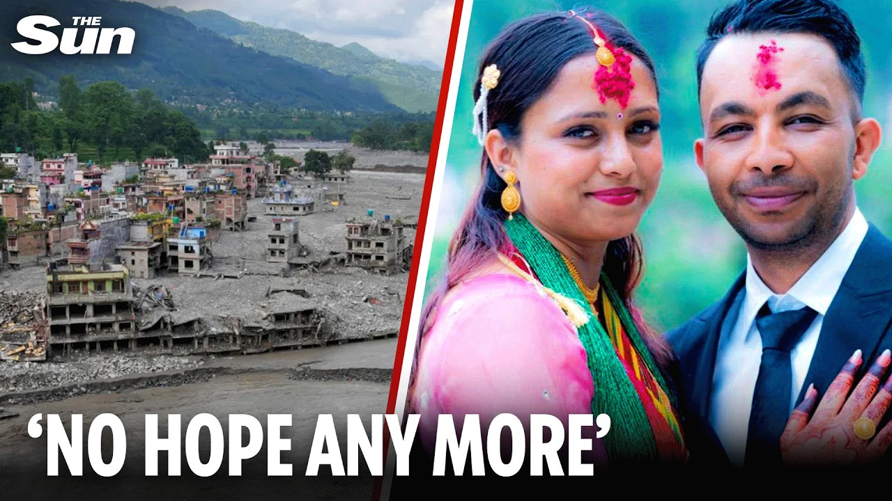 Heartbreaking search! British man searches for wife who went missing in Nepal flood disaster