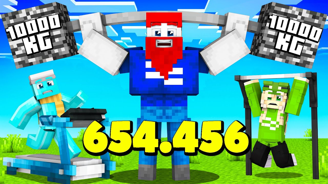 ICH HABE 654.456 MUSKELN in Minecraft!