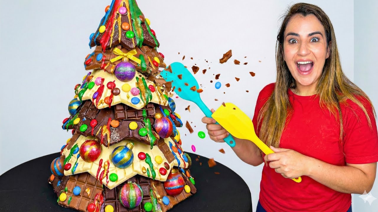 Quem Fizer a Melhor Árvore de Nata de Chocolate Vence! 🎄🍫✨