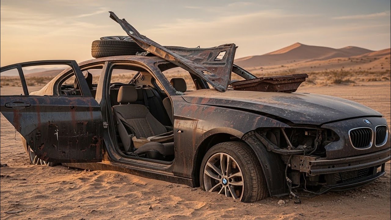They Said This BMW Was Totaled… Watch What Happened Next!😱 Full Restoration