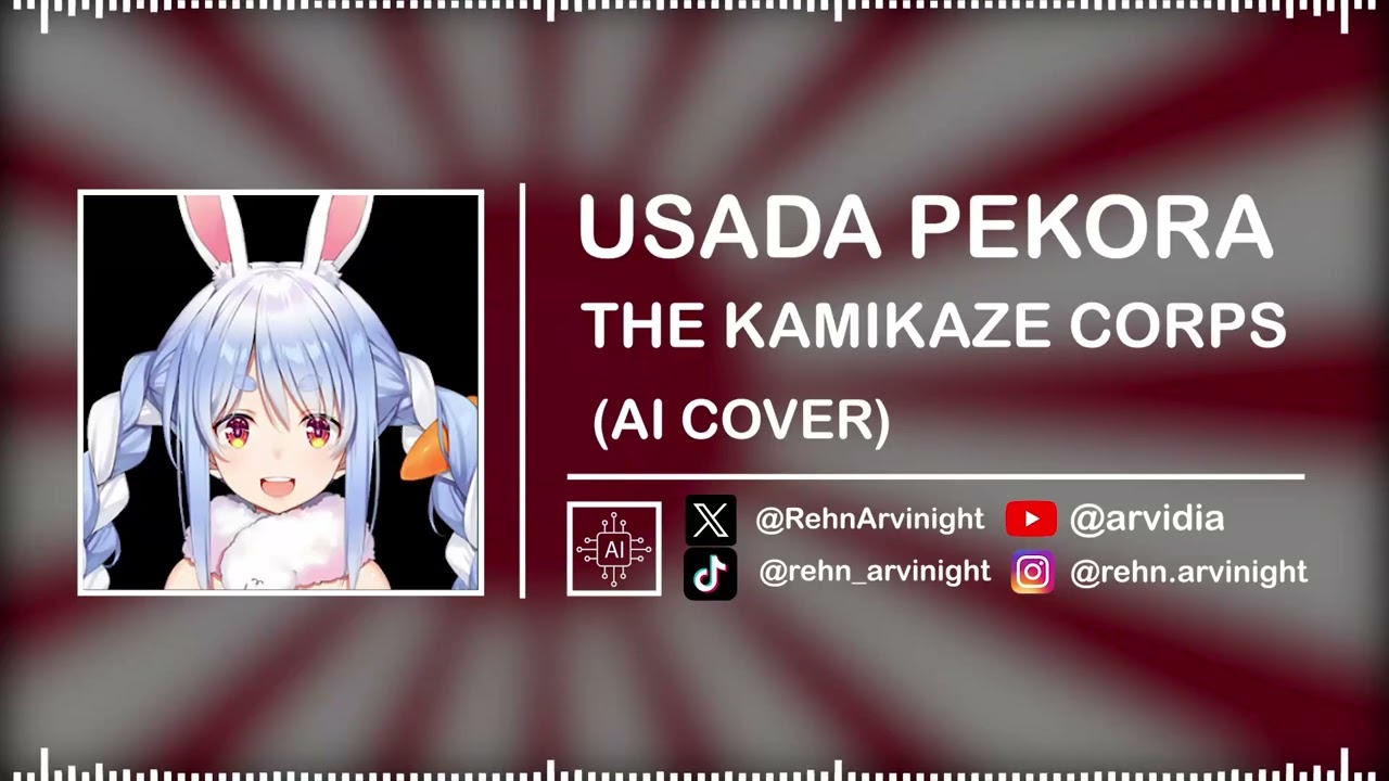 USADA PEKORA - THE KAMIKAZE CORPS / JAPANESE IMPERIAL SONG || (AI Cover Experiment)