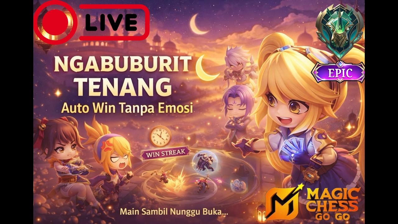 Magic Chess Go Go - Ramadan Vibes, Fokus Tanpa Emosi #magicchess #magicchessgogo #autochess
