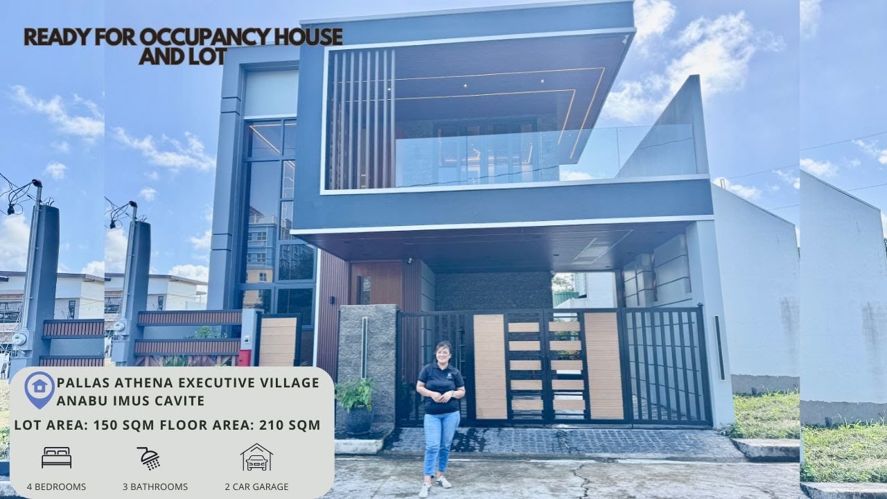 Ready For Occupancy House and Lot For Sale in Pallas Athena Executive Village Anabu Imus Cavite