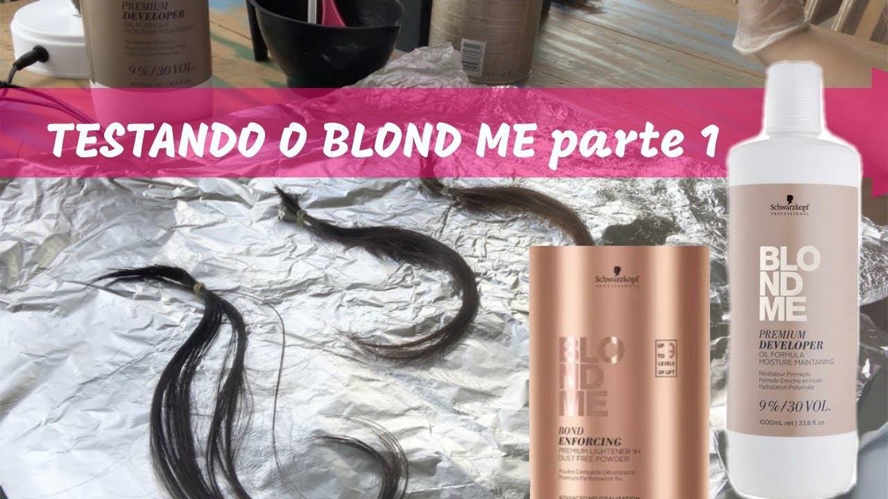Descoloração com BLOND ME em três cabelos diferentes