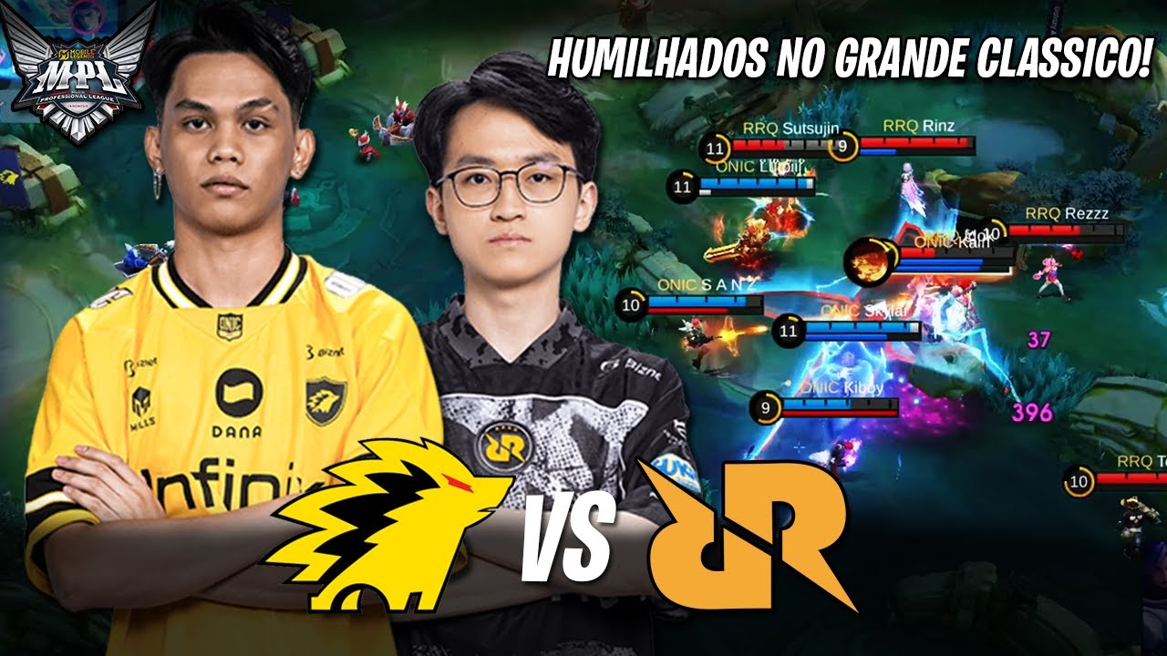 ANOTARAM A PLACA? QUE HUMILHAÇÃO NO GRANDE CLÁSSICO | ONIC ID vs RRQ HOSHI - MPL ID S16