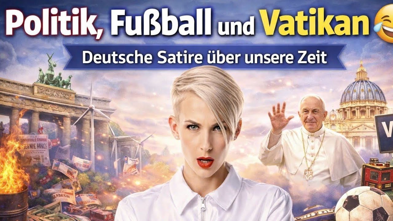 Politik, Fußball und Vatikan 😂 | Deutsche Satire über unsere Zeit#humorbombe#deutschecomedy 