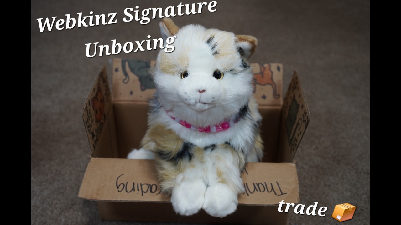 Webkinz Signature Marble Cat Unboxing