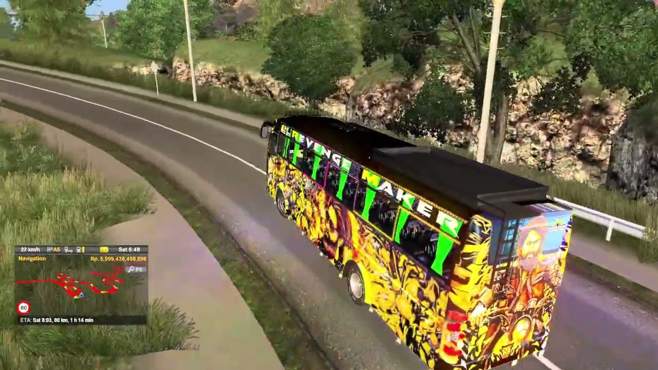 Tamilnadu tourist bus mod in ets2
