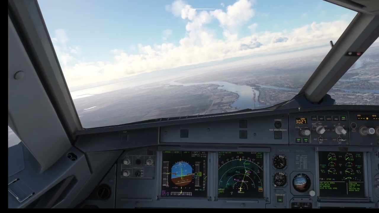 MSFS 2020 Fenix A320 Arrival 🇨🇦 CYVR Vancouver Intl. Airport Rwy 26L (ILS-Approach)