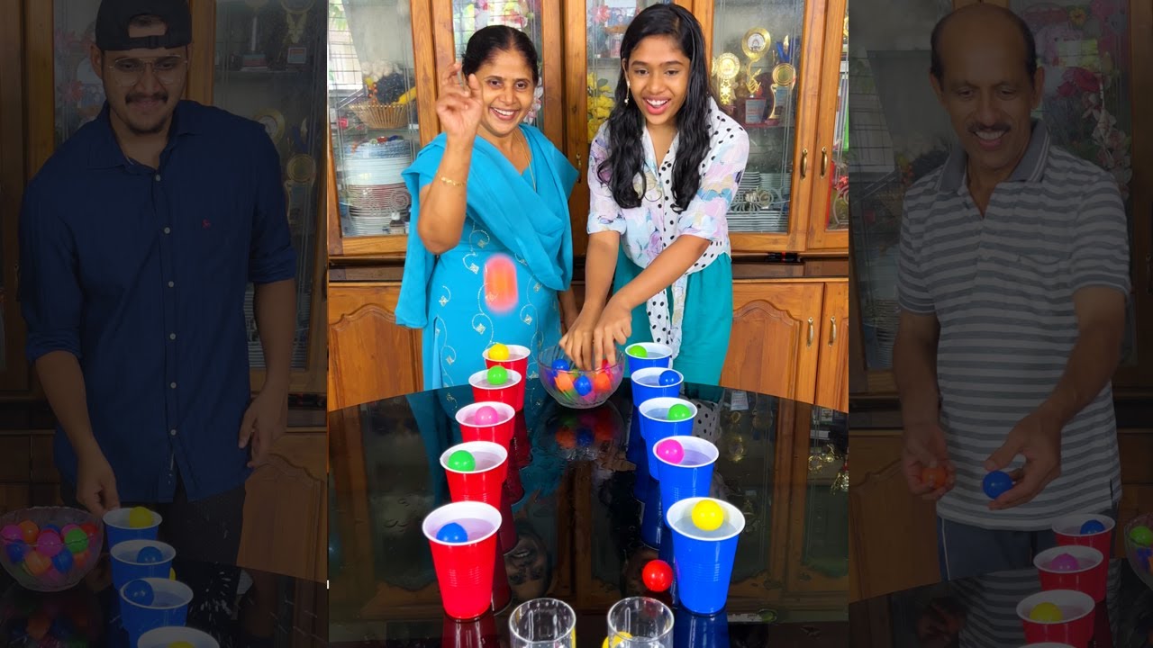 DROP ALL BALLS IN CUPS CHALLENGE ⚾🔥