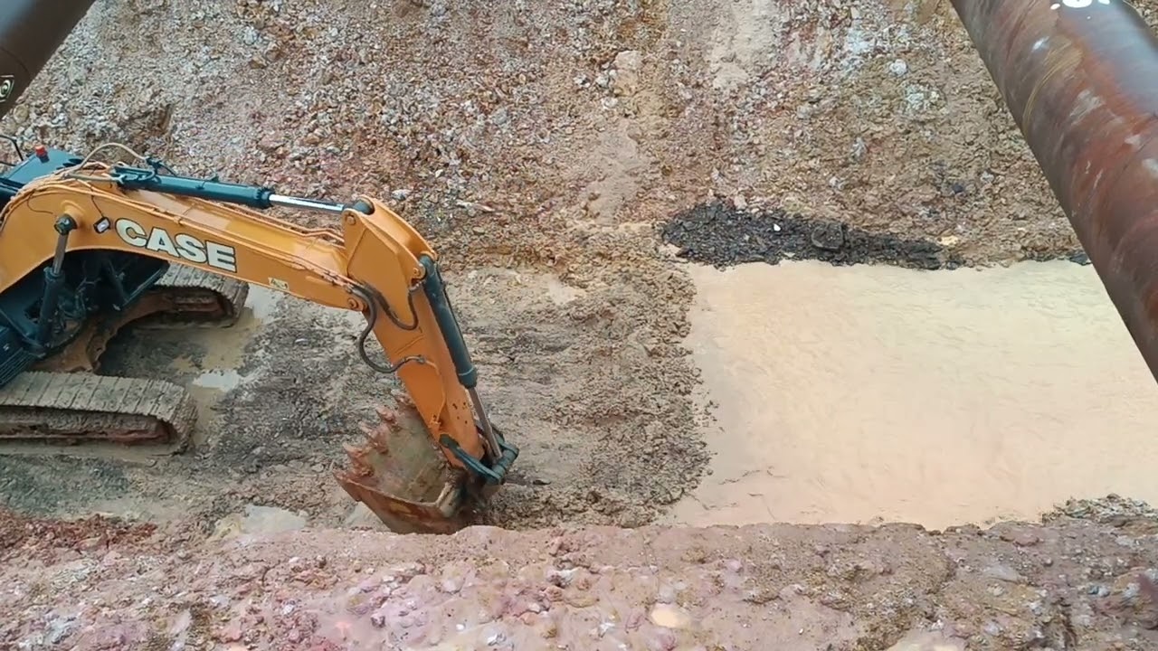 #excavator #hafriyat #case  su dan arındırma görüntüleri