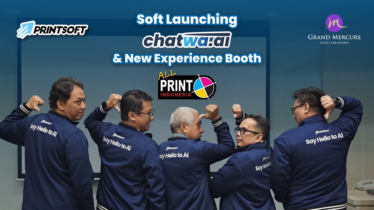 Soft Launching Chatwa.ai & New Experience Booth Printsoft di ALLPRINT EXPO 8-11 Oktober 2025