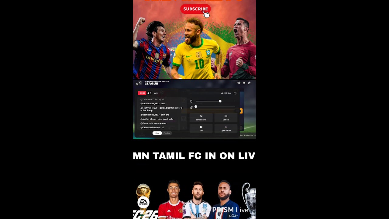 Live streaming of rmn tamil fc