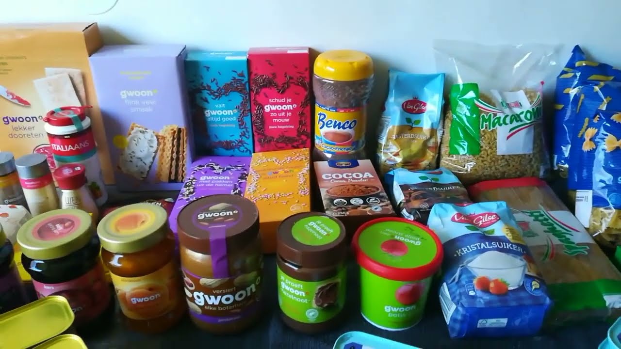 mega voorraad boodschappen Shoplog. Van bijna geen voorraad tot (jaar) voorraad. + lekkere snacks