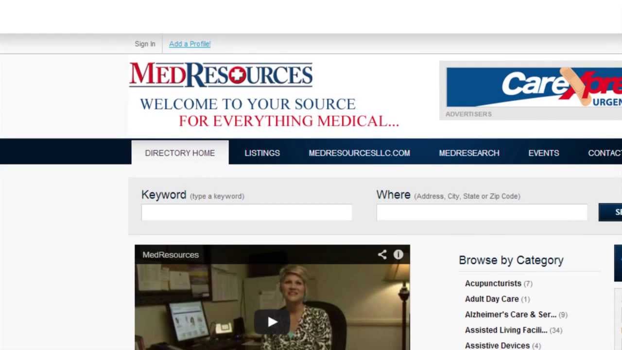 MedResources Bookend Open