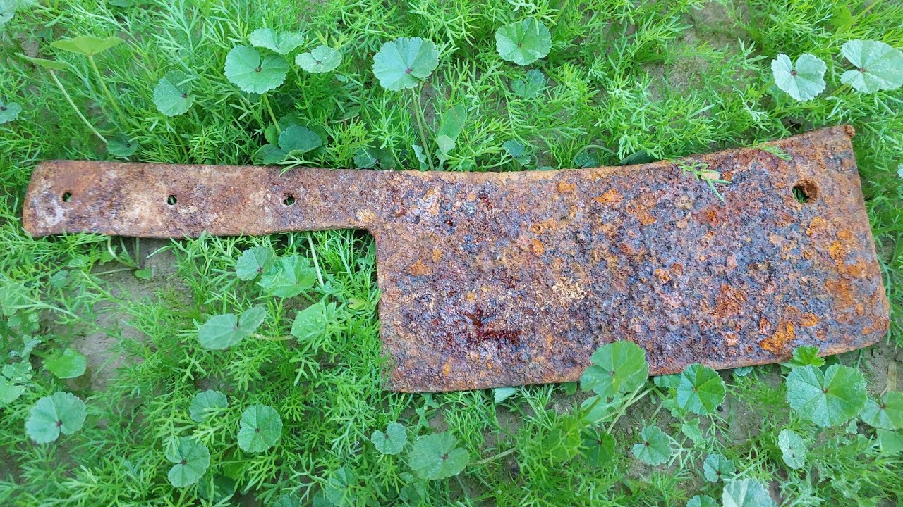 I Restored a 100-Year-Old Meat Cleaver — You Won't Believe the Result!