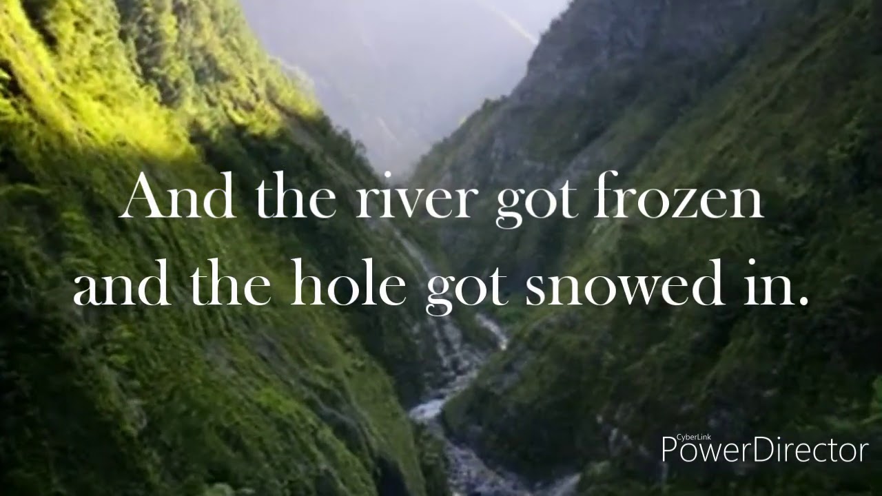 Blue Ridge Mountains by Fleet Foxes(lyric video)