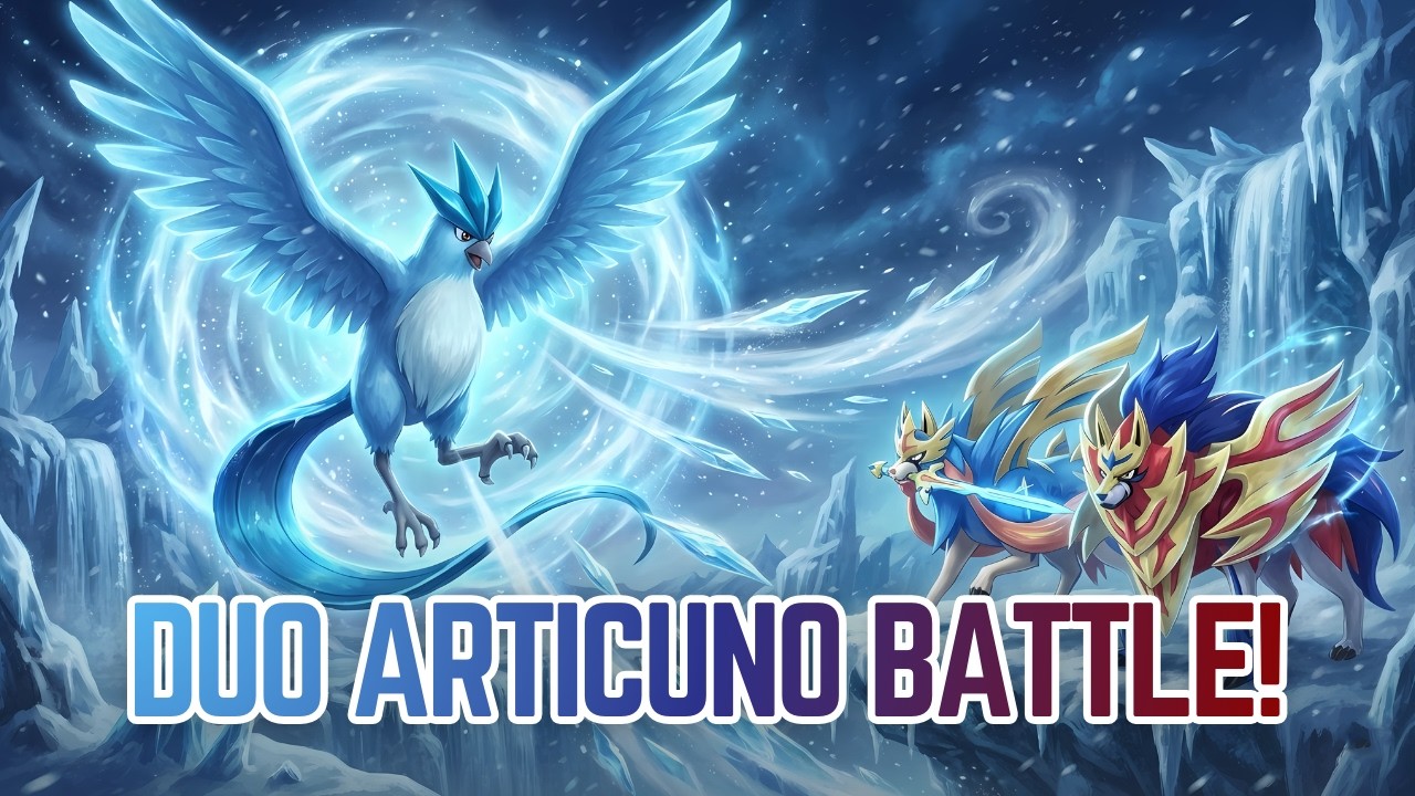 Duo! Articuno was SLASHED by the Crowned Duo!