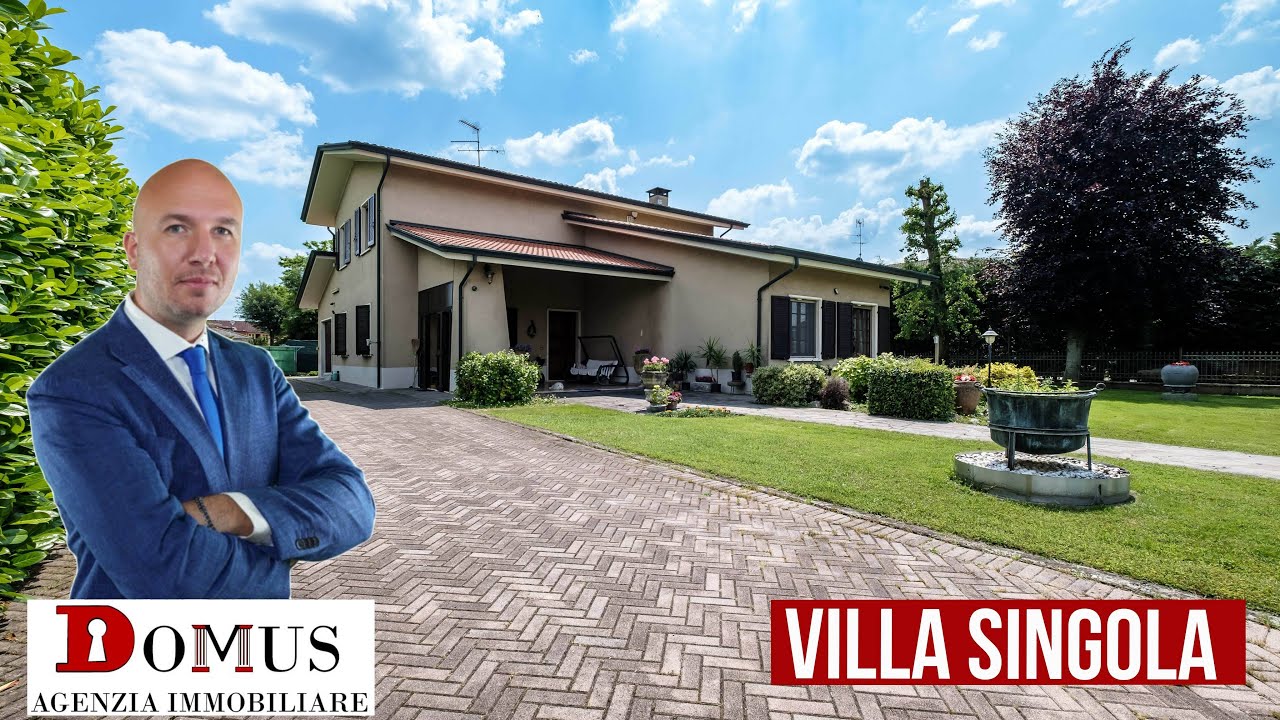 Villa singola in vendita a Castiglione Mantovano #villa con #giardino 