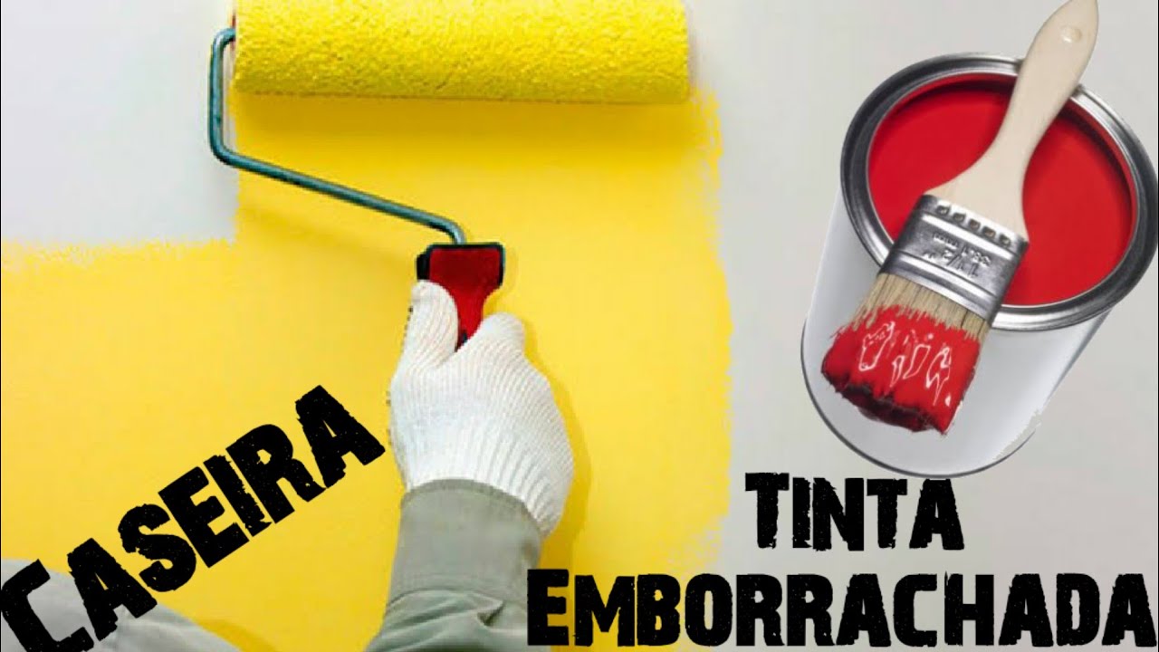 Tinta Emborrachada Caseira:Áreas Externas e Internas, Paredes,cimento e gesso na chuva ou no sol