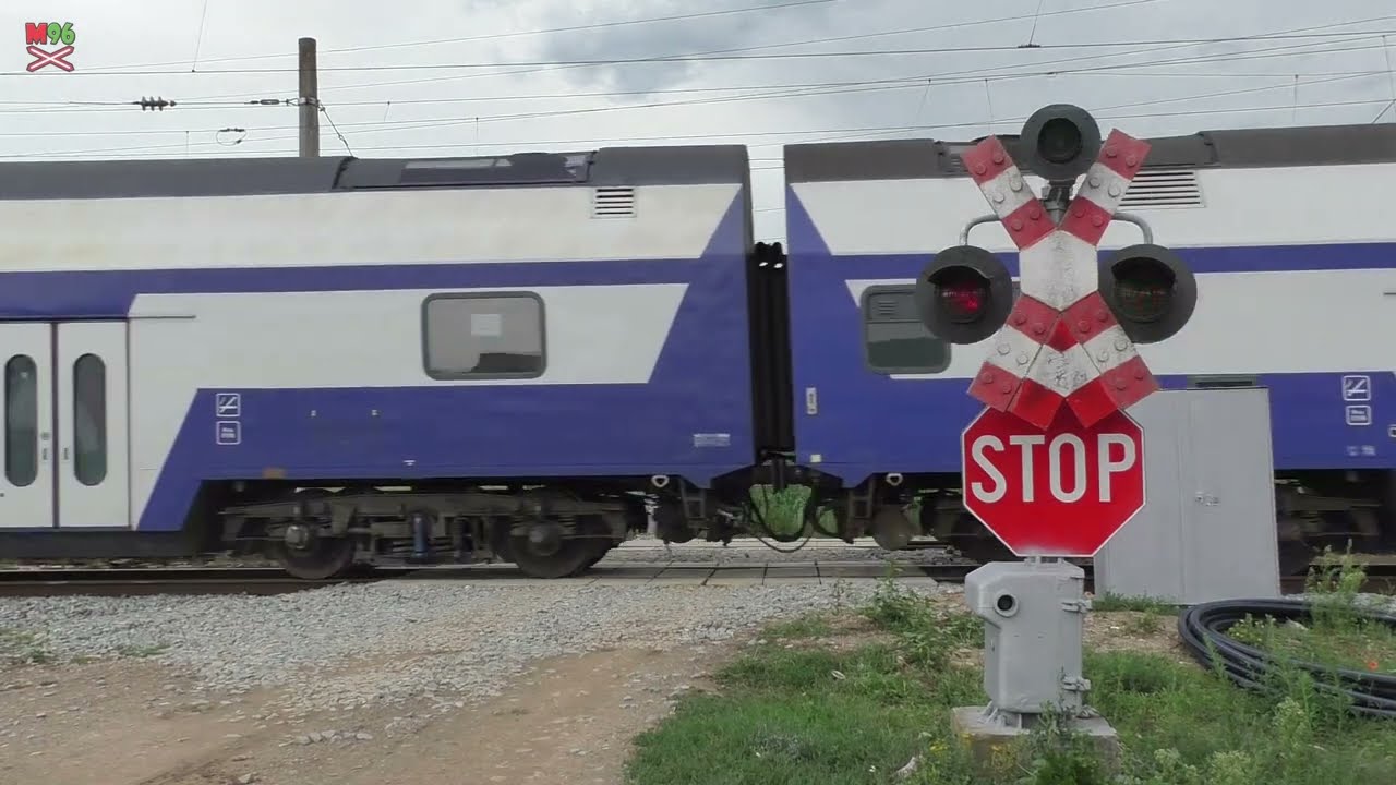 Trecere la nivel cu calea ferată Coldău (RO) - 27.7.2025 / Žel. přejezd / Romanian railroad crossing
