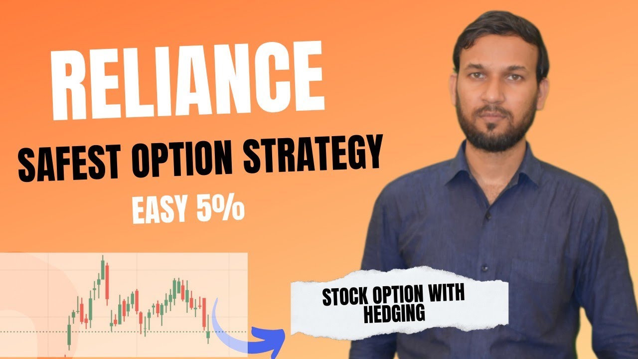 Srock Option Hedging || Reliance Safest Option Strategy || Easy 5% ||#stockoptions #optionhedging