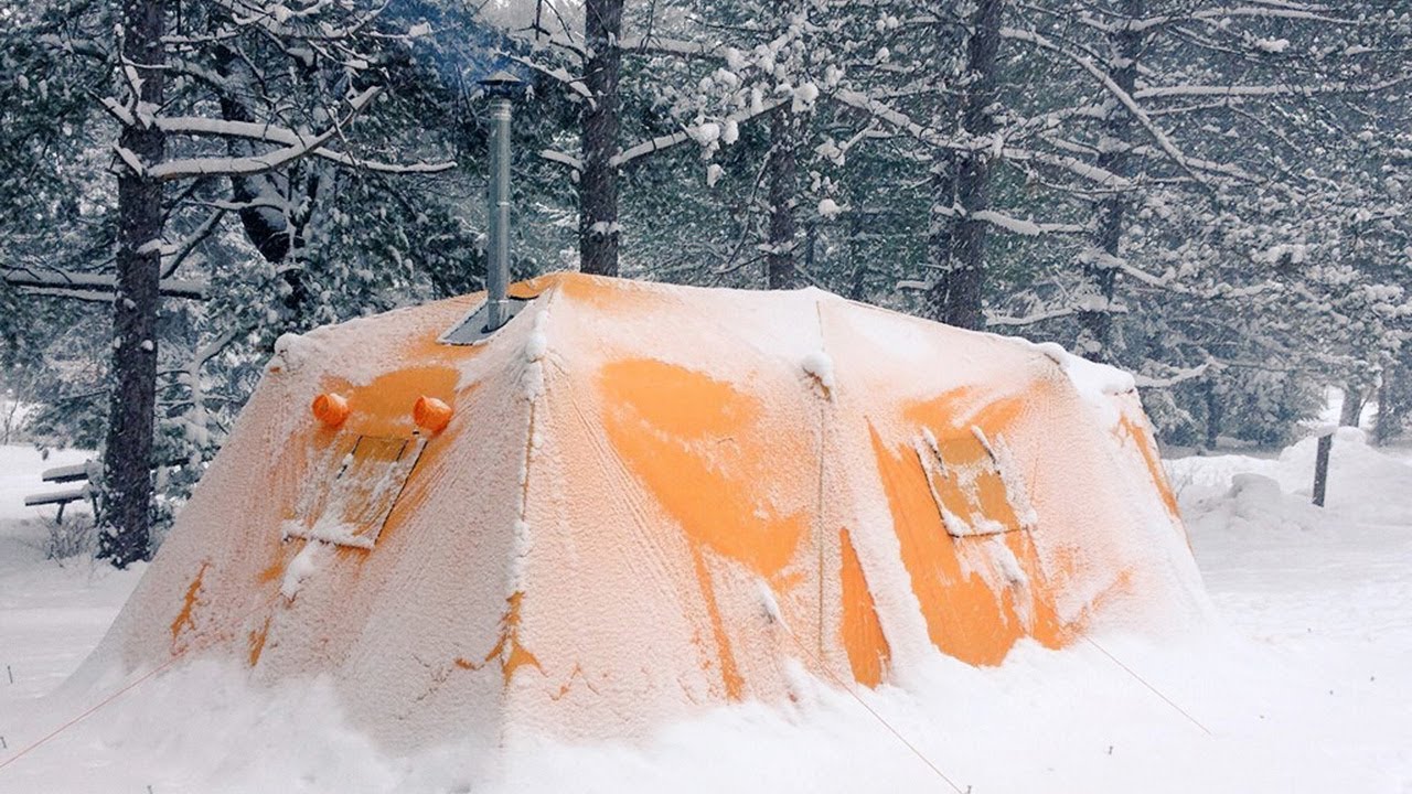 Arctic Oven 12x18 Hot Tent Setup Video