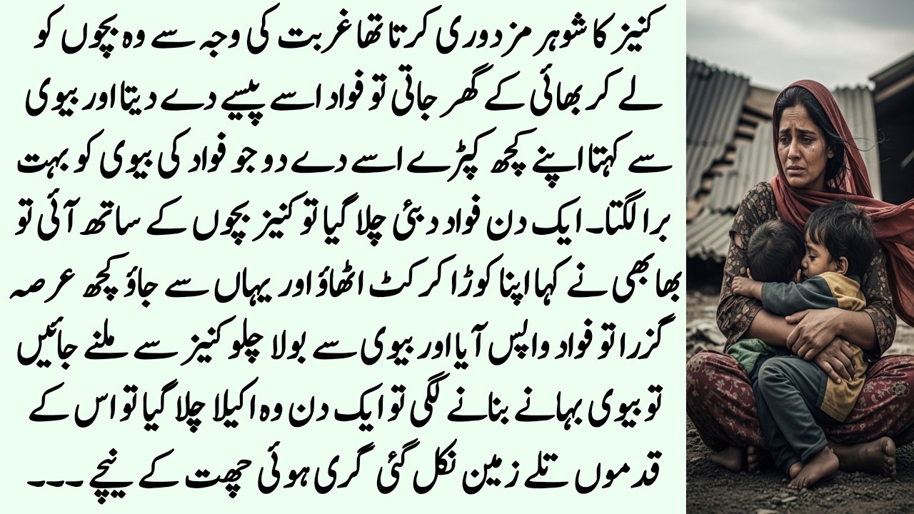 Kaneez ki bhabi ne usy ghar se nikal dya || an Emotional Heart touching story