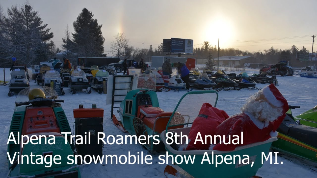 2022 Alpena, MI Classic Snowmobile Show.