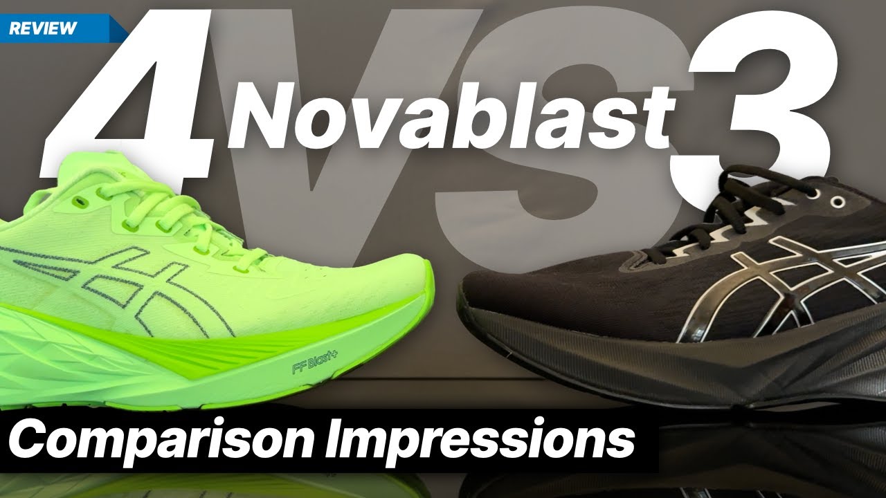 Asics Novablast 4 vs Asics Novablast 3