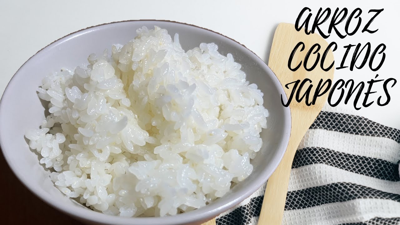 Cómo preparar un ARROZ japonés buenísimo fácilmente SIN arrocera