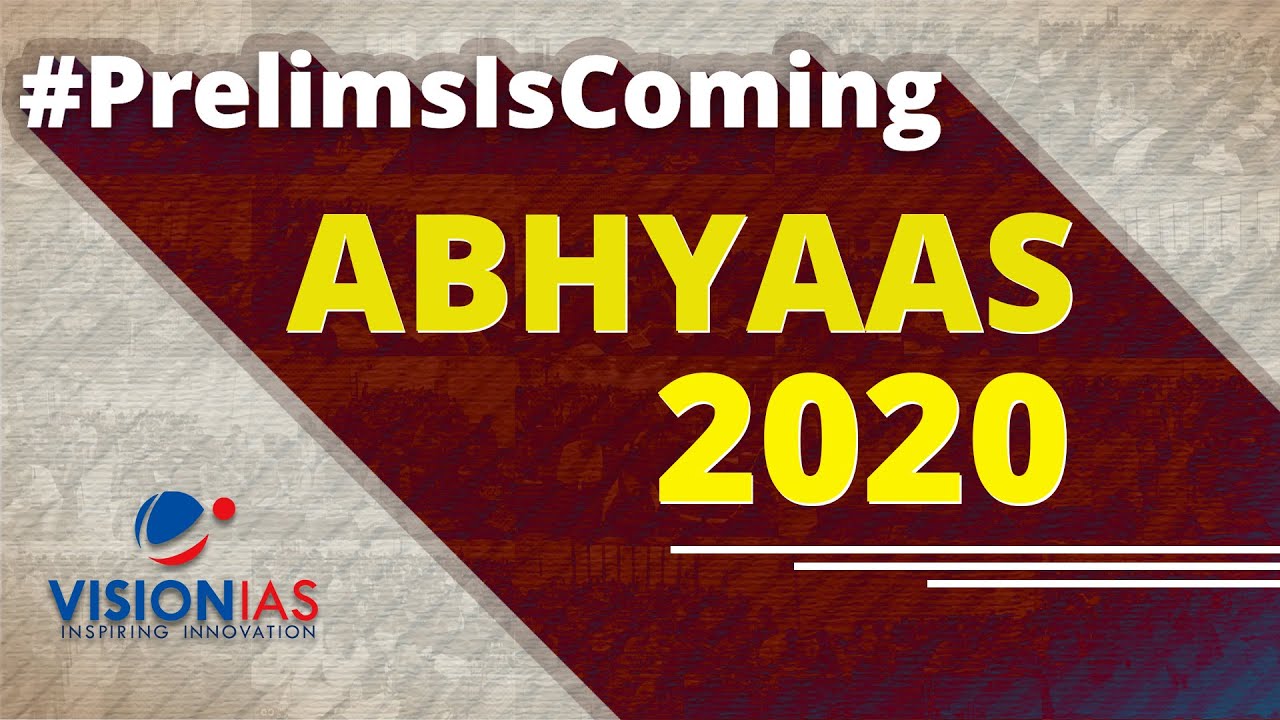 Abhyaas 2020 | All India GS Prelims Mock Test Series | 3 Tests | 60 Cities