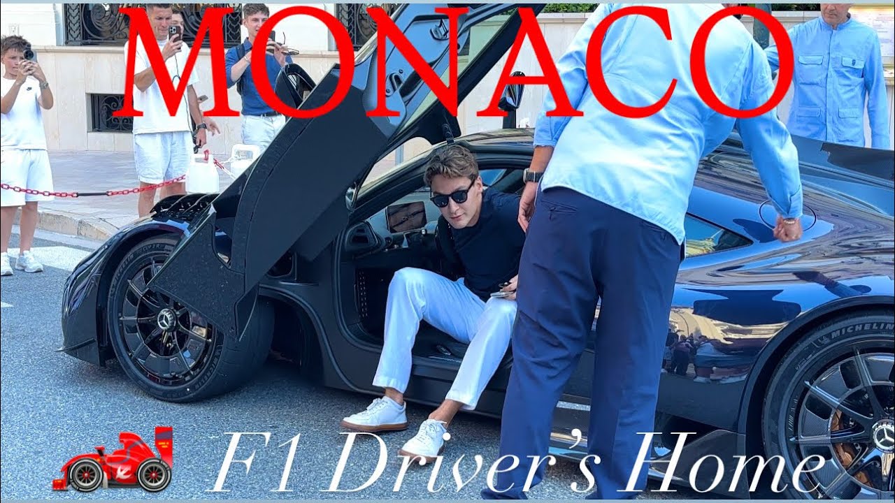 MONACO F1 DRIVER&rsquo;S HOME & HYPERCAR🏦GEORGE RUSSELL #billionaires #monaco #hypercar 