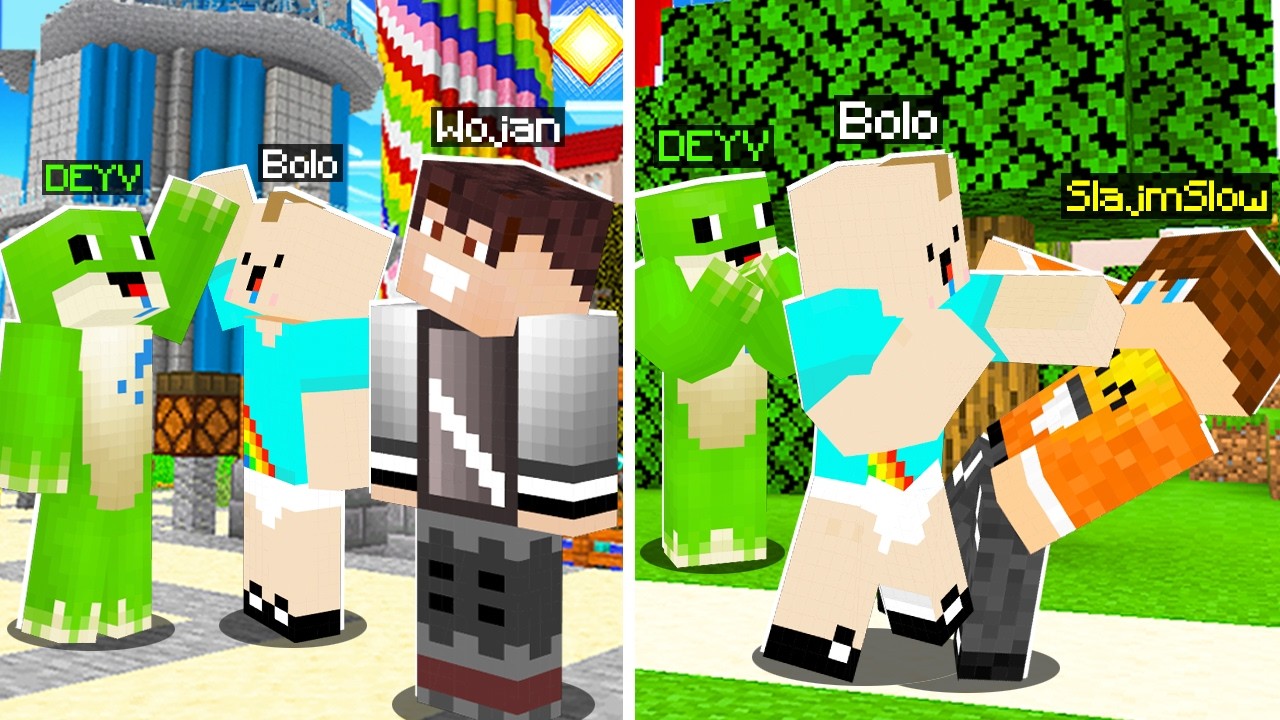 CO 3 MINUTY GRAMY NA INNEJ WIOSCE YOUTUBERÓW w Minecraft!