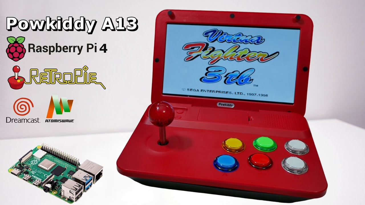 Powkiddy A13에 라즈베리 파이 4를 장착하여 끝판왕 휴대용 바탑으로 만들어 보자. 파트 2 Powkiddy A13 mod with Raspberry Pi 4
