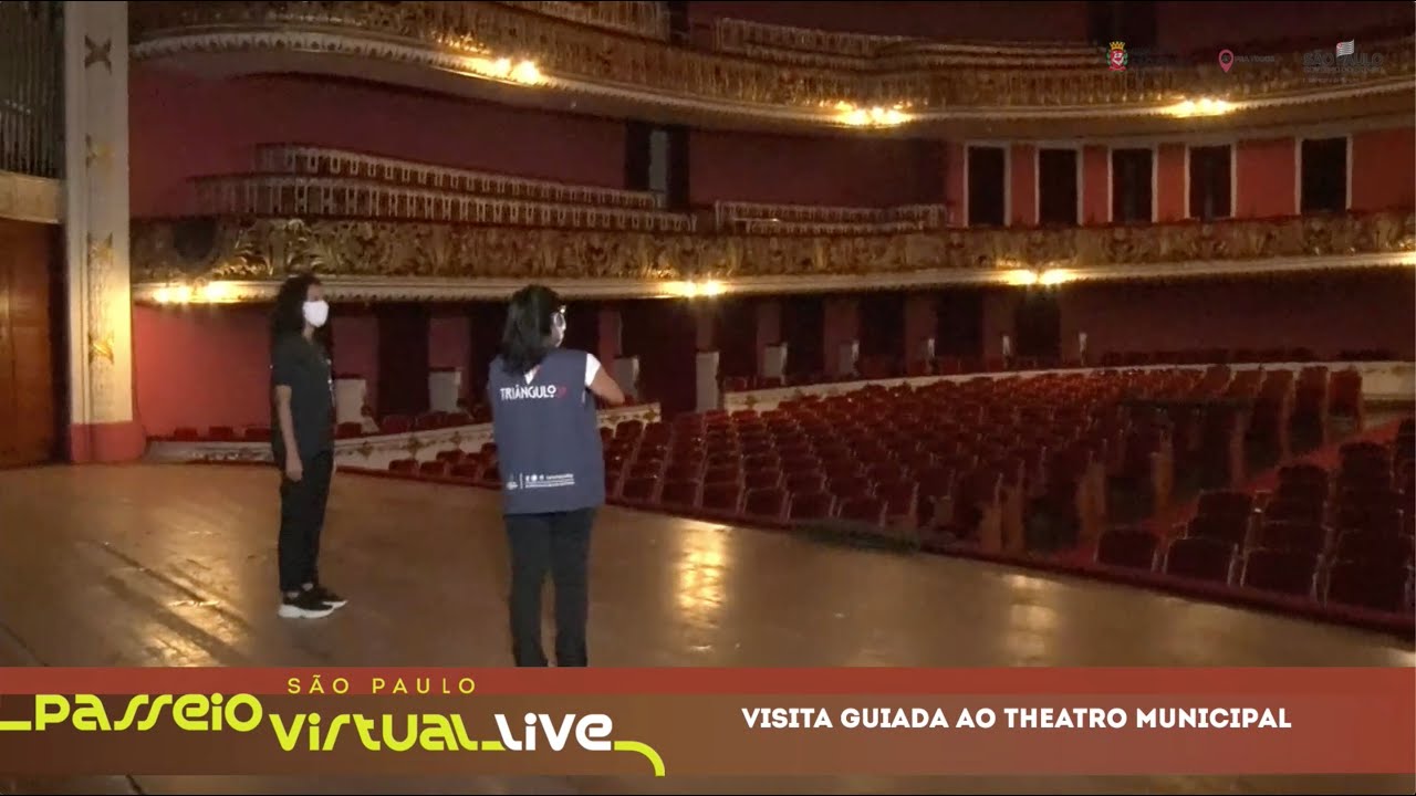 Tour virtual no Theatro Municipal : São Paulo/SP