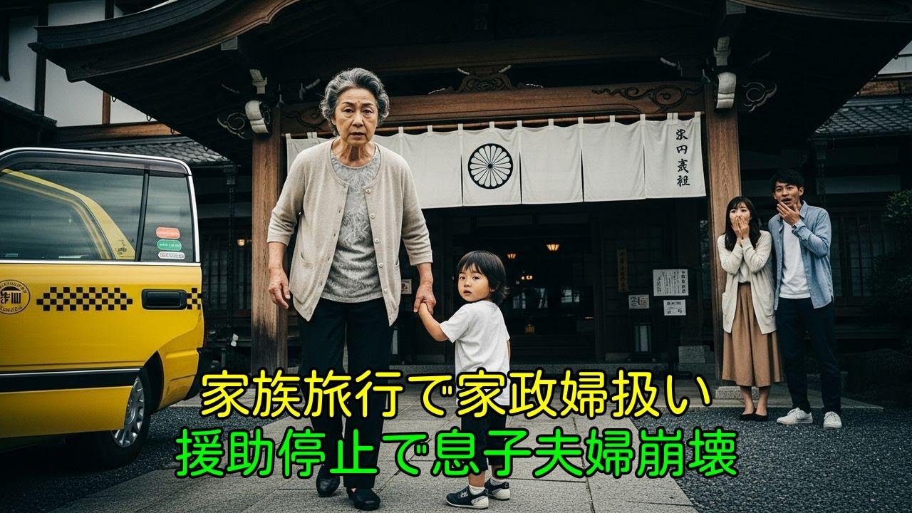 「孫の世話だけ？」旅行で家政婦扱いされた母の逆転劇。仕送り全停止で息子夫婦は自業自得の末路へ